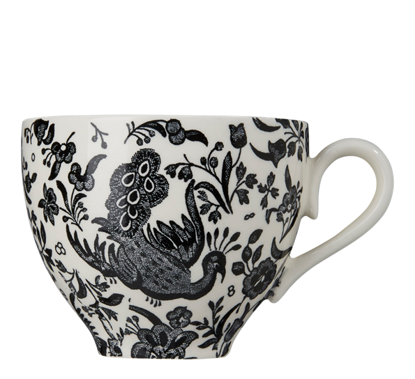 Black Regal Peacock tekopp 187 ml fra Burleigh