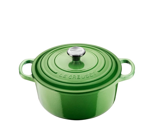 Jerngryte rund 3,3l 22cm rosmarin. fra Le Creuset