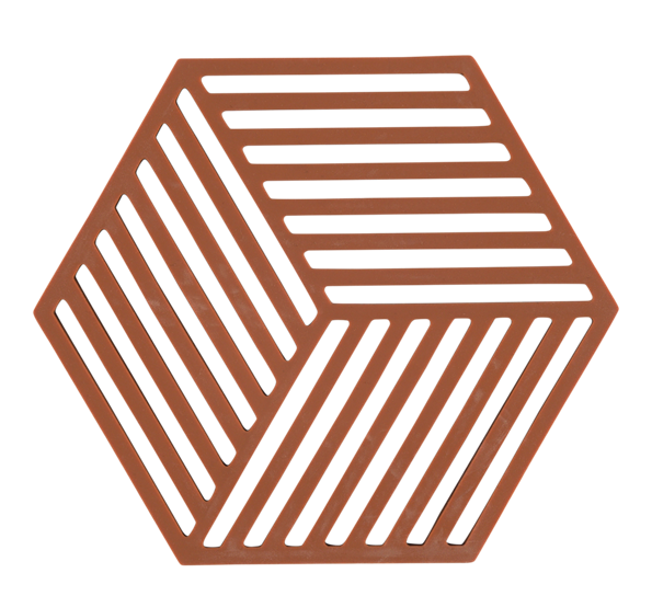 Bordskåner Hexagon terracotta fra Zone