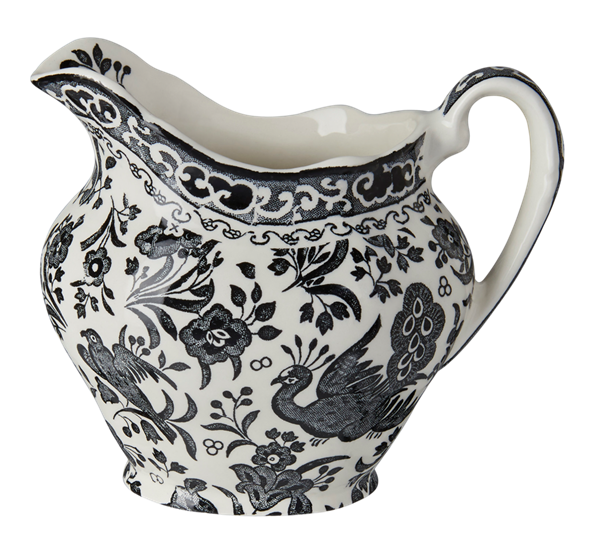 Black Regal Peacock fløtemugge 255 ml fra Burleigh