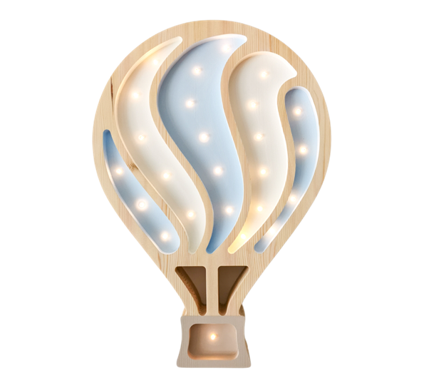 Barnelampe Luftballong h44 cm lysblå fra Lumimi