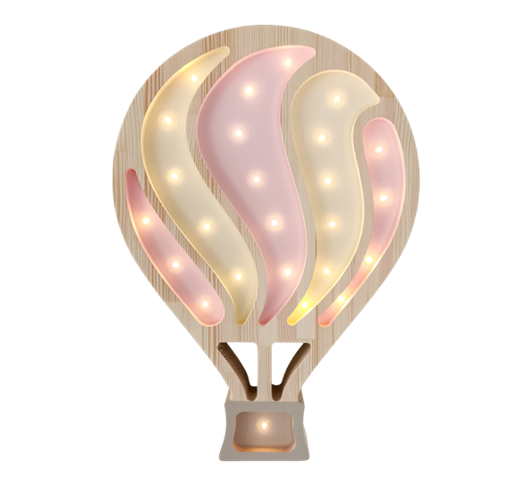 Barnelampe Luftballong h44 cm rosa fra Lumimi
