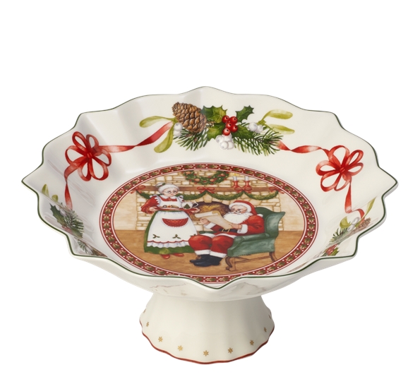 Toy's Fantasy skål på fot nissens hjem 24 cm fra Villeroy & Boch