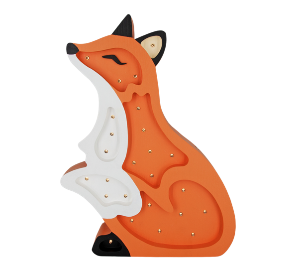 Barnelampe Rev h38 cm rød fra Lumimi