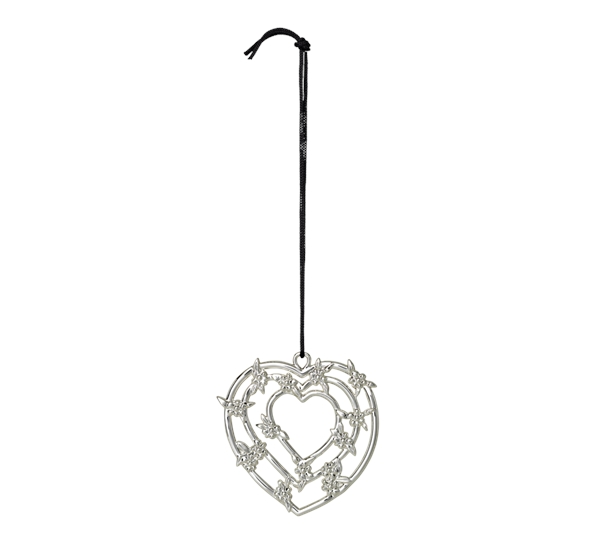 Karen Blixen hjertegirlander forsølvet fra Rosendahl