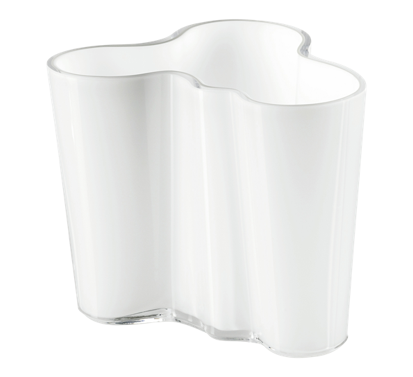 Aalto vase 95 mm hvit fra 