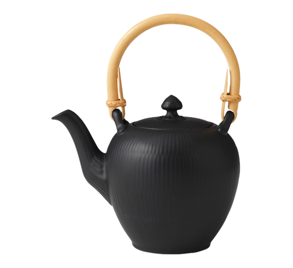 Sort Riflet Tekanne 75 cl fra Royal Copenhagen