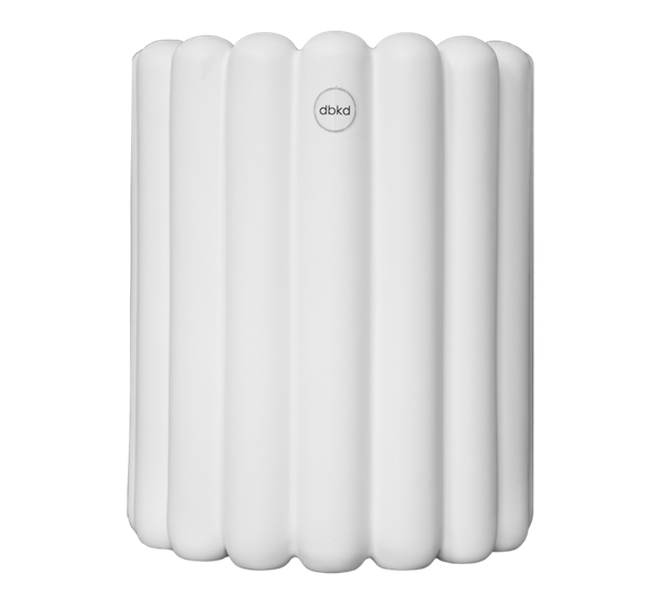 Mist krukke hvit ø19cm h23cm fra DBKD