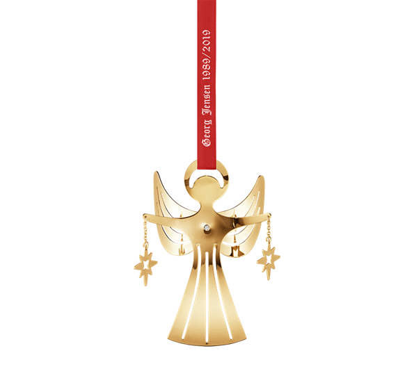 <p>Christmas Collectibles 2019 juleuro 1989/2019 engel gull Georg Jensen</p>
