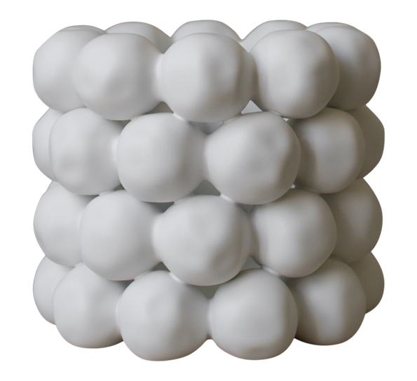 Bright snøballlykt 15 cm hvit fra DBKD