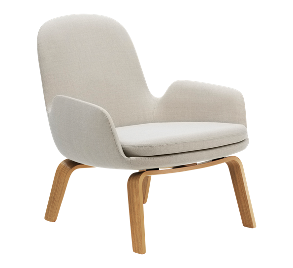 Era loungestol lav eik breeze fusion fra Normann Copenhagen