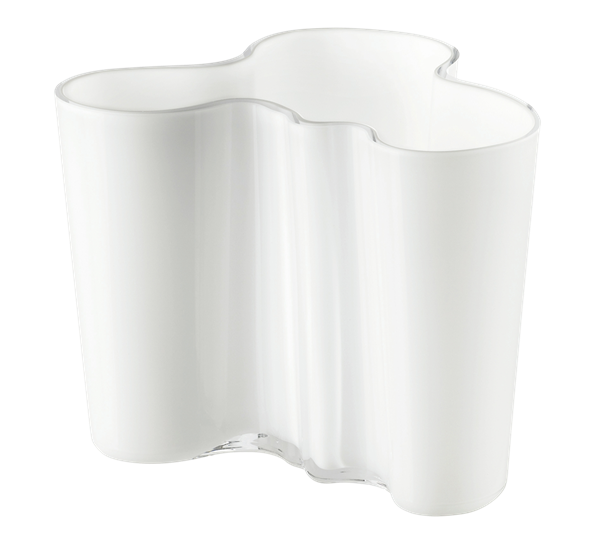 Aalto vase 120 mm hvit fra 