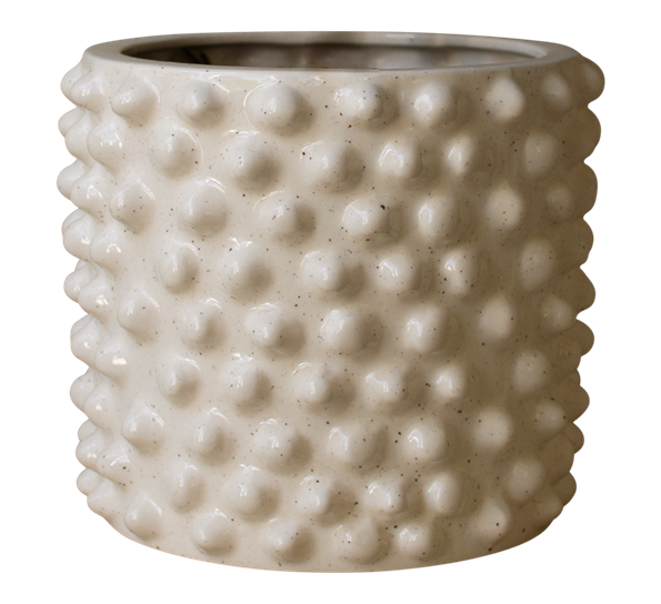 Cloudy krukke ø21 cm h18 cm vanilje fra DBKD