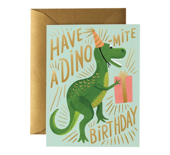 Kort Dino-mite Birthday fra Rifle Paper Co.