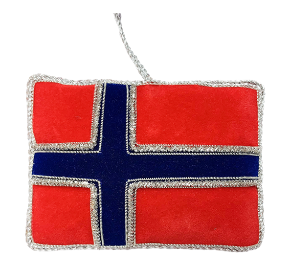 <p>Norges flagg brodert 6,5cm Tinker Tailor</p>
