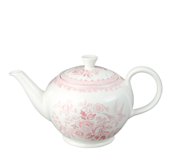 Pink Asiatic Pheasants tekanne stor 800 ml  fra Burleigh