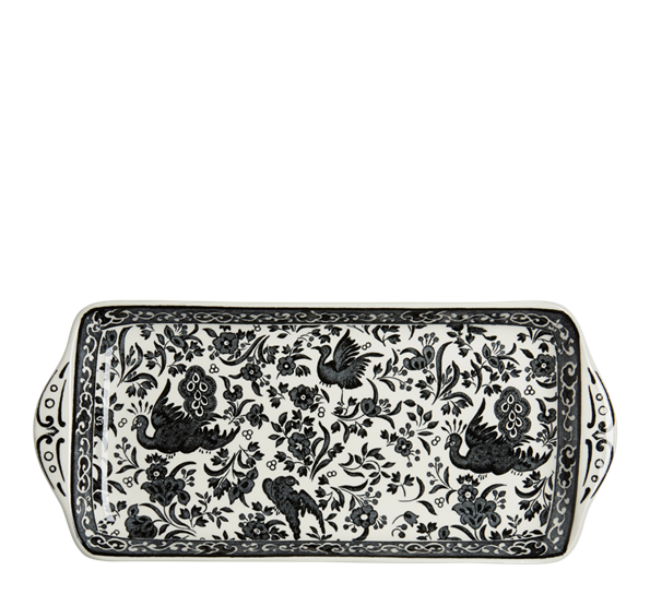 Black Regal Peacock sandwichfat 28 cm fra Burleigh