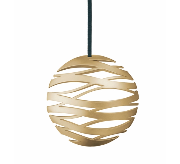 Tangle kule ornament lite brass fra Stelton