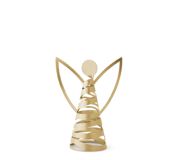 Tangle engel ornament lite brass fra Stelton