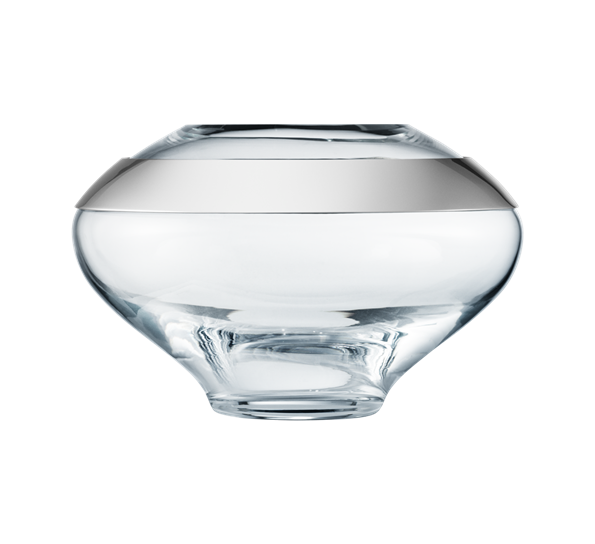 Duo vase rund liten 10,5 cm fra Georg Jensen