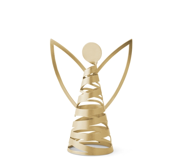 Tangle engel ornament medium brass fra Stelton