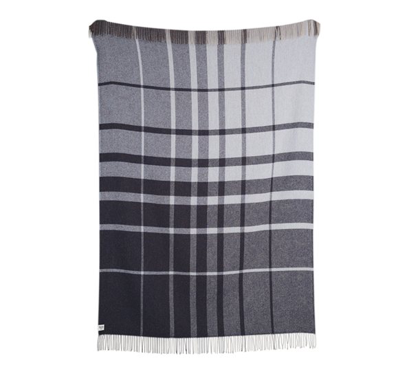 Filos pledd blå fra Røros Tweed