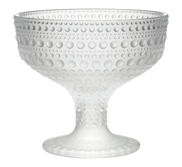 Kastehelmi frostet dessertskål glass 35 cl fra Iittala