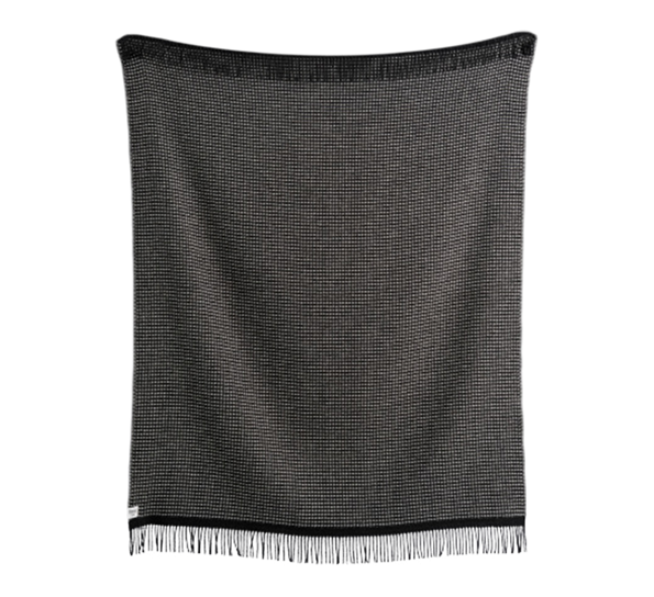 Lofoten lamullpledd grå fra Røros Tweed