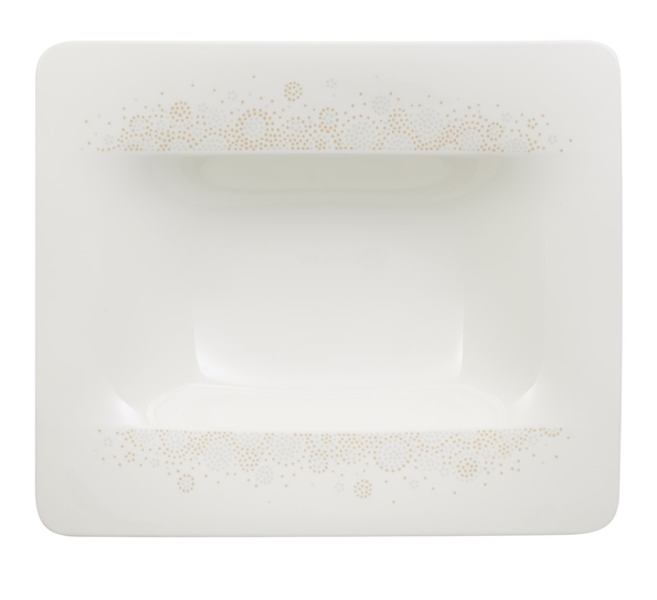 Modern Grace Grey tallerken dyp 24x24 cm fra Villeroy & Boch