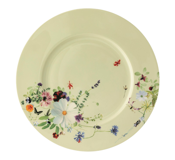 Grand Air dekketallerken 33 cm med fane grønn fra Rosenthal