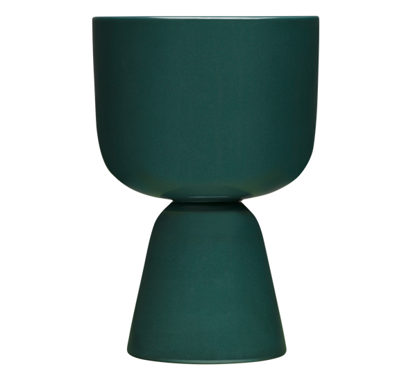 Nappula potteskjuler 23 cm mørk grønn fra Iittala
