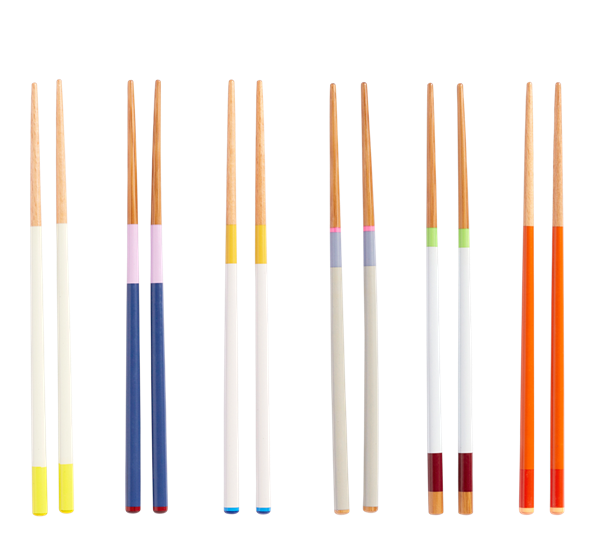 Colour Sticks spisepinner 6-pk fra HAY