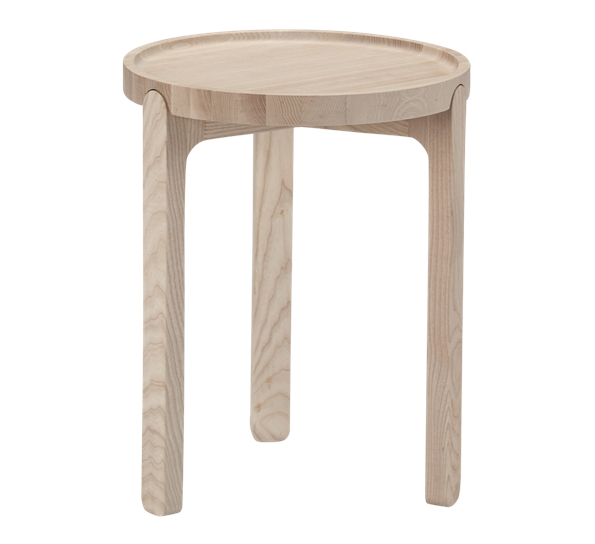 Indskud sidebord eik ø34 cm fra Skagerak