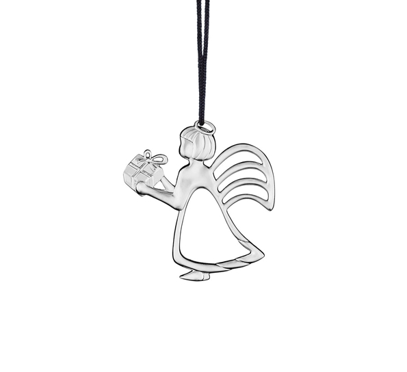 Karen Blixen engel med gave forsølvet fra Rosendahl