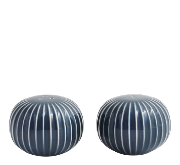 Hammershøi salt- og pepperbøsse antrasittgrå fra Kähler