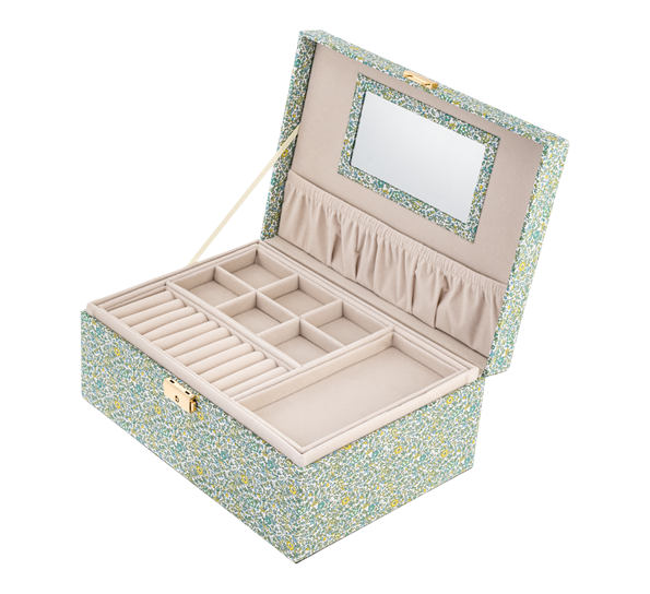 Smykkeskrin stort Liberty Katie and Millie Green  Bon Dep