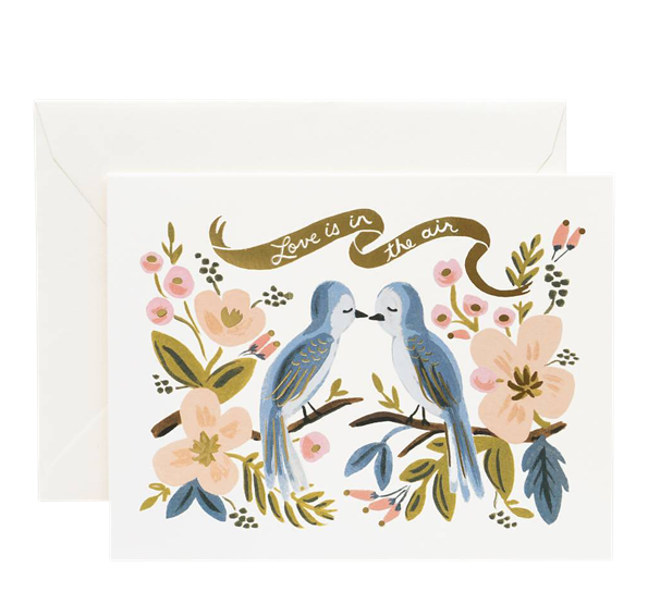 Kort Love Is In The Air fra Rifle Paper Co.
