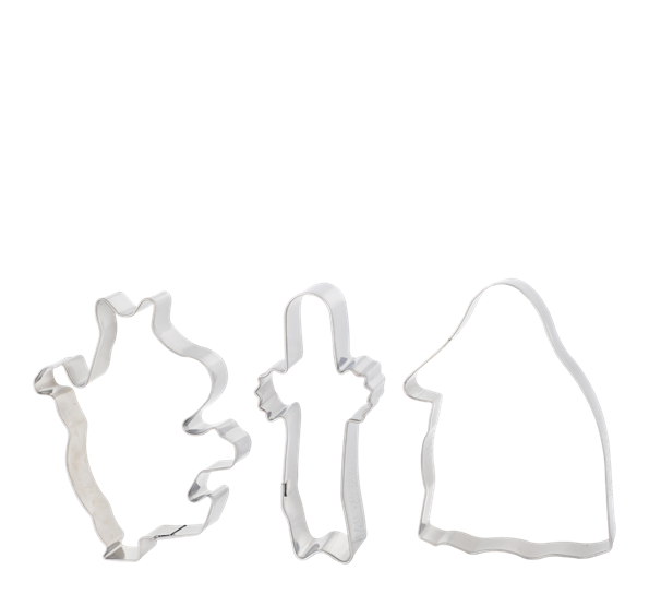 <p>Mummi pepperkakeformer 3-pk&nbsp;Mummitrollet fra Muurla</p>
