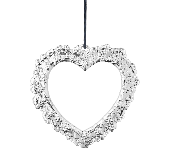 Karen Blixen blomster i lag h7,5 forsølvet fra Rosendahl