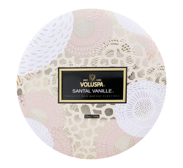 Duftlys 40t 3 veker Santal Vanille fra Voluspa