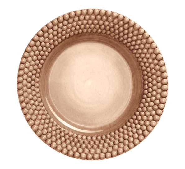 Bubbles serveringsfat 42 cm cinnamon fra Mateus