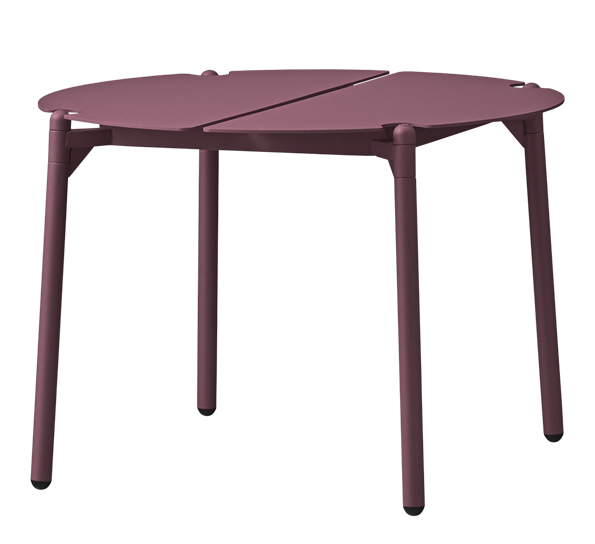 Novo lounge bord rundt bordeaux ø50 x H35 cm fra AYTM