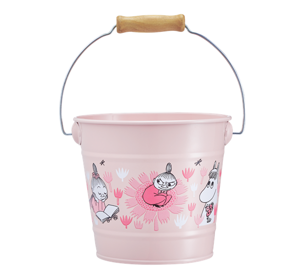 Mummi bøtte 2L I hagen rosa fra Muurla