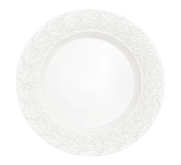 Lace tallerken 25 cm hvit fra Mateus
