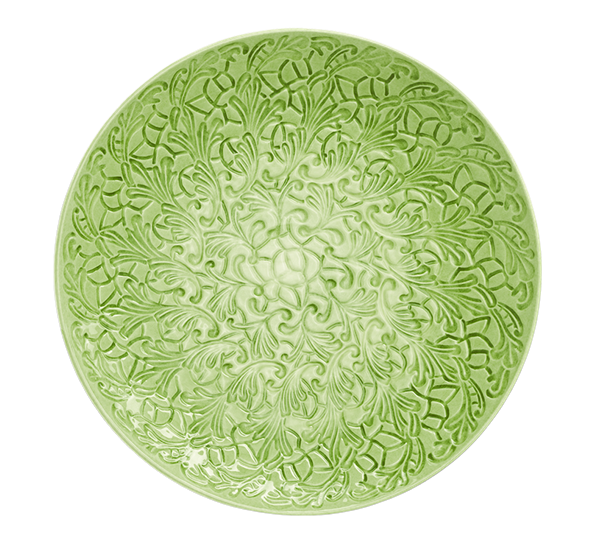 Lace serveringsfat 34 cm grønn fra Mateus