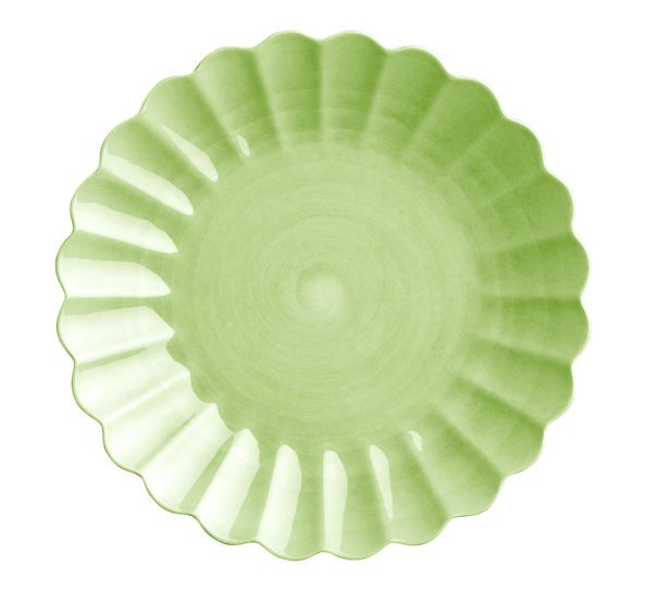 Oyster tallerken 28 cm grønn fra Mateus