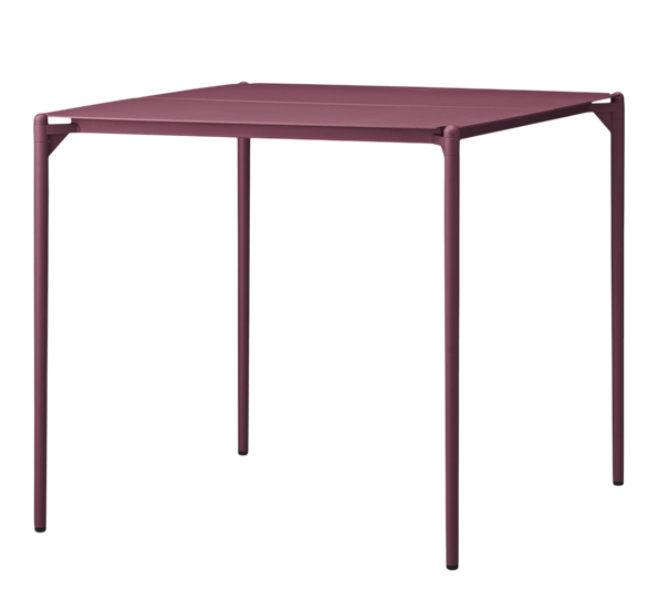 Novo bord bordeaux 80 x W80 x H72 cm fra AYTM