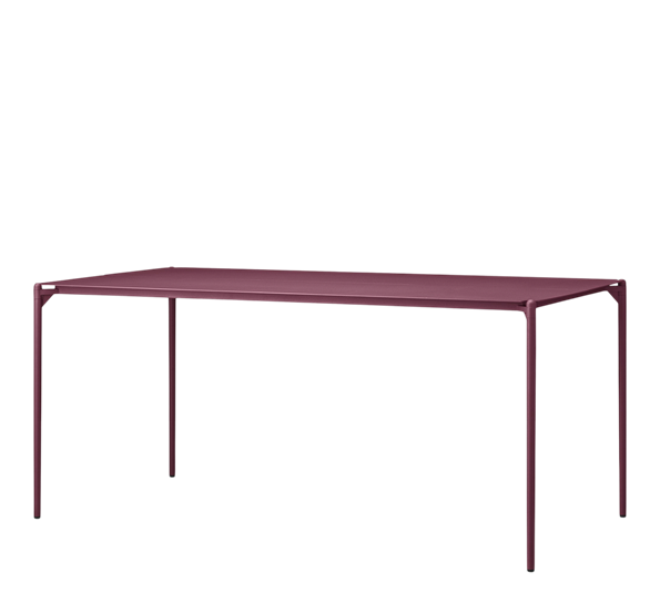 Novo bord bordeaux 160 x W80 x H72 cm fra AYTM