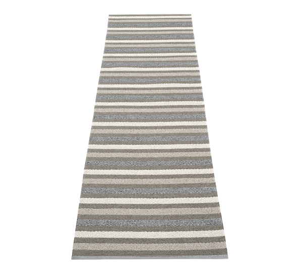 Grace matte charcoal 70x280 cm fra Pappelina