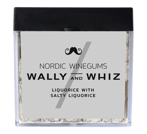 Cube vingummi lakris med salt lakris 140 g fra Wally & Whiz
